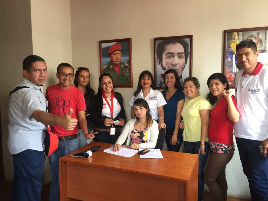 Periodistas demostraron su apoyo a Nicolás Maduro y a la revolución