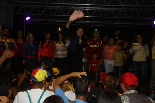Celebración PSUV Elecciones presidenciales