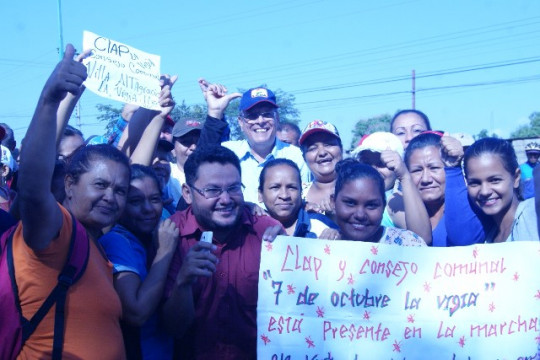 Quiboreños apoyan a Nicolás Maduro